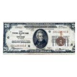 1929 $20 Chicago Federal Reserve Bank Note