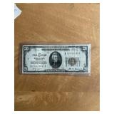 1929 $20 Minneapolis Federal Reserve Bank Note