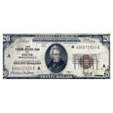 1929 $20 Boston Federal Reserve Bank Note
