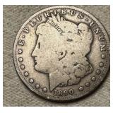 1890 Carson City Morgan Silver Dollar