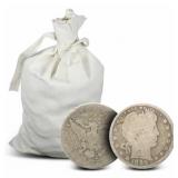 Mixed Date: 1892-1916 Barber Silver Quarters