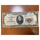 1929 $20 Federal Reserve Richmond Bank Note