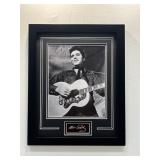 Elvis Presley Framed Photo W/ Facsimile Signature