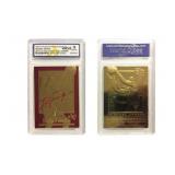 23K Gold Michael Jordan Skybox Red Gold Card