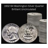 1932-64 Choice BU Washington Silver Quarter