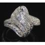 Genuine Diamond Wavelink Designer Ring