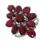 Natural 7.44 ct Ruby Cocktail Ring