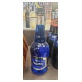 750 ml abstract blue liquor