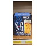 Four cans 8.6 original blonde