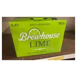 12 cans of brewhouse lime