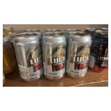 Six cans of lucky lagger, force 8