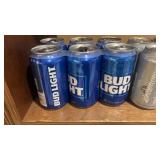 Six cans of Bud Light