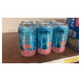 Six cans Palm Bay, Ruby, grapefruit