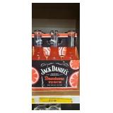 Six bottles Jack Daniels Down Home Punch