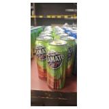 17 cans 458 Motts Clamato Caesar lime