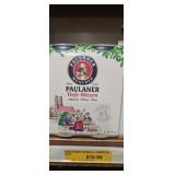 Four cans paulaner 16 fluid oz wheat beer