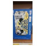 Six bottles Samuel Adams Wicked easy