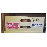 15 cans Bow Valley lager