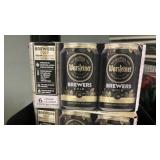 Six cans of warsteiner Brewers gold
