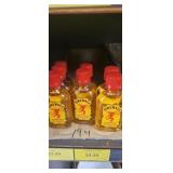 7 bottles of Fireball 50 ml Canadian whiskey