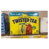 12 cans, hard iced tea, twisted tea