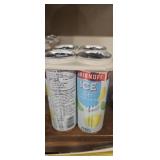 Four cans Smirnoff Ice light