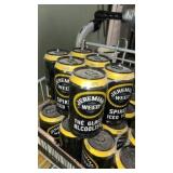 Six cans of Jeremiah weed spiced iced tea