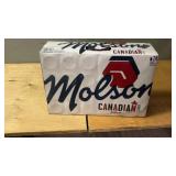 24 cans of Molson Canadian