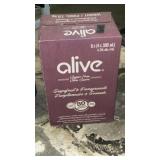 24 cans of alive, grapefruit, and pomegranate