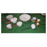 Vintage camping items