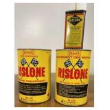 3 Vintage and Assorted Rislone Cans, unopened