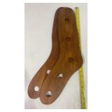 Pair of Antique Sock Stretchers, wooden