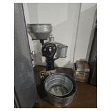 Washing Buckets and Grinder