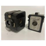2 Vintage Cameras - Kodak and Herco Imperial