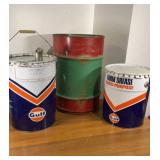 Gulf collector pails may contain some product
