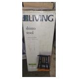 Shinto stool dark espresso finish