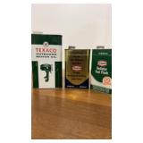 Texaco collector tins never been opened