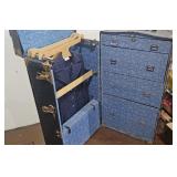 Vintage trunk clothing storage