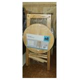 Case of four wooden bar stools you put together