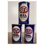 3 Unopened STP oil treatment