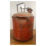 Vintage Safety Can with pull trigger cap release