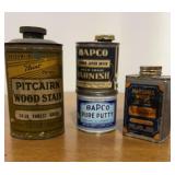 4 collector tins never opened