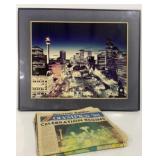 1988 Olympics - framed photo of Olympic Plaza