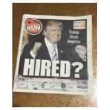 Trumpï¿½s 1st Election Win (2016) Newspaper