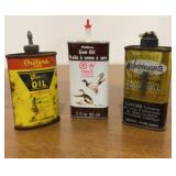 3 Collector tins some never opened