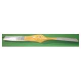 Wooden propeller blade