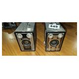 Brownie and brownie Junior vintage camera