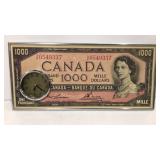 $1000 clock wall hanging