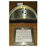 Boulevard clock and calendar