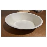 Collectable porcelain coated basin